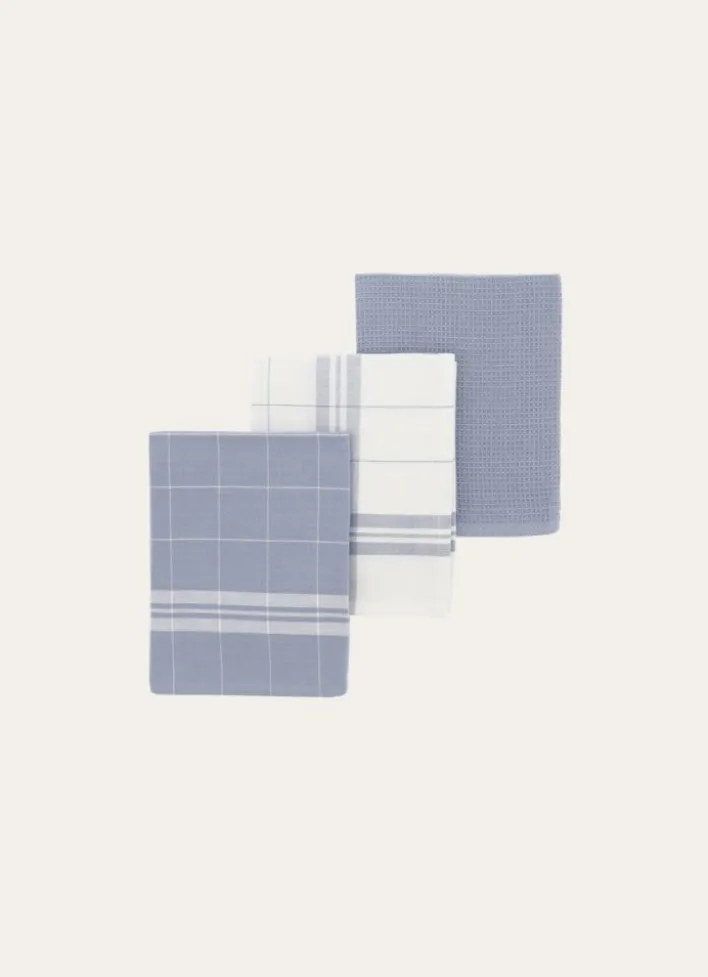 LOT DE 3 TORCHONS EN COTONTOURTERELLE