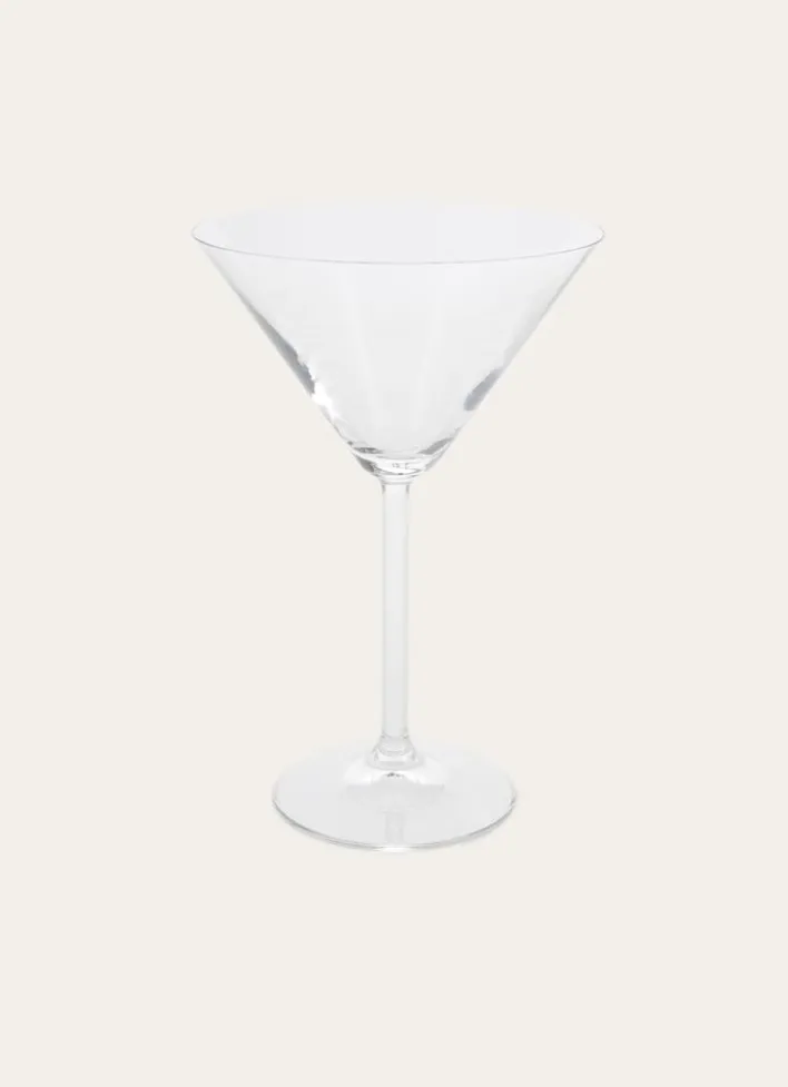 LOT DE 6 VERRES À COCKTAIL TRANSPARENT
