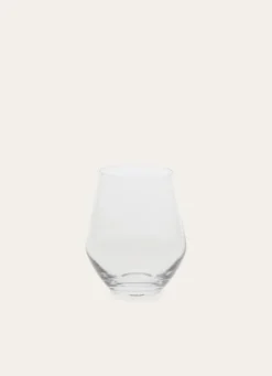 LOT DE 6 VERRES À VIN EN CRISTALLIN TRANSPARENT