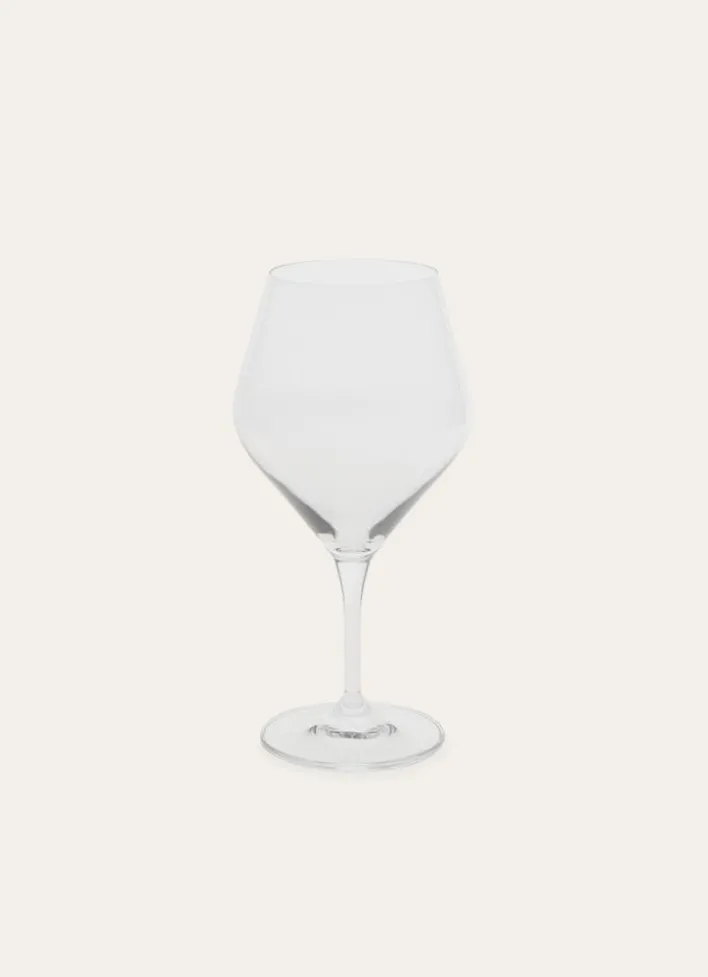 LOT DE 6 VERRES À VIN EN CRISTALLIN TRANSPARENT