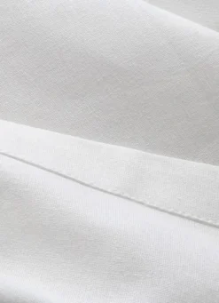 LOT 4 SERVIETTES EN COTON BLANC/VERT