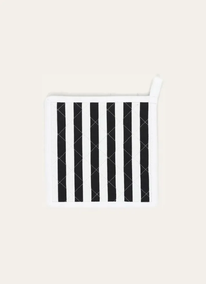 MANIQUE EN COTON DRAPEAU BRETON BLANC/NOIR