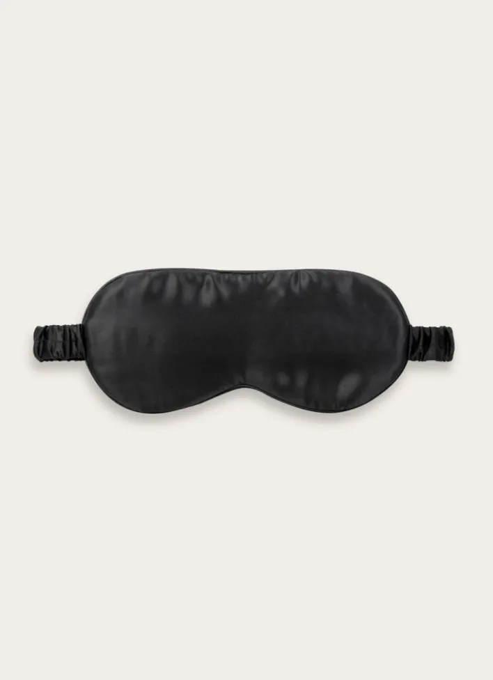 MASQUE DE NUIT PURE SOIE DE MÛRIER Noir