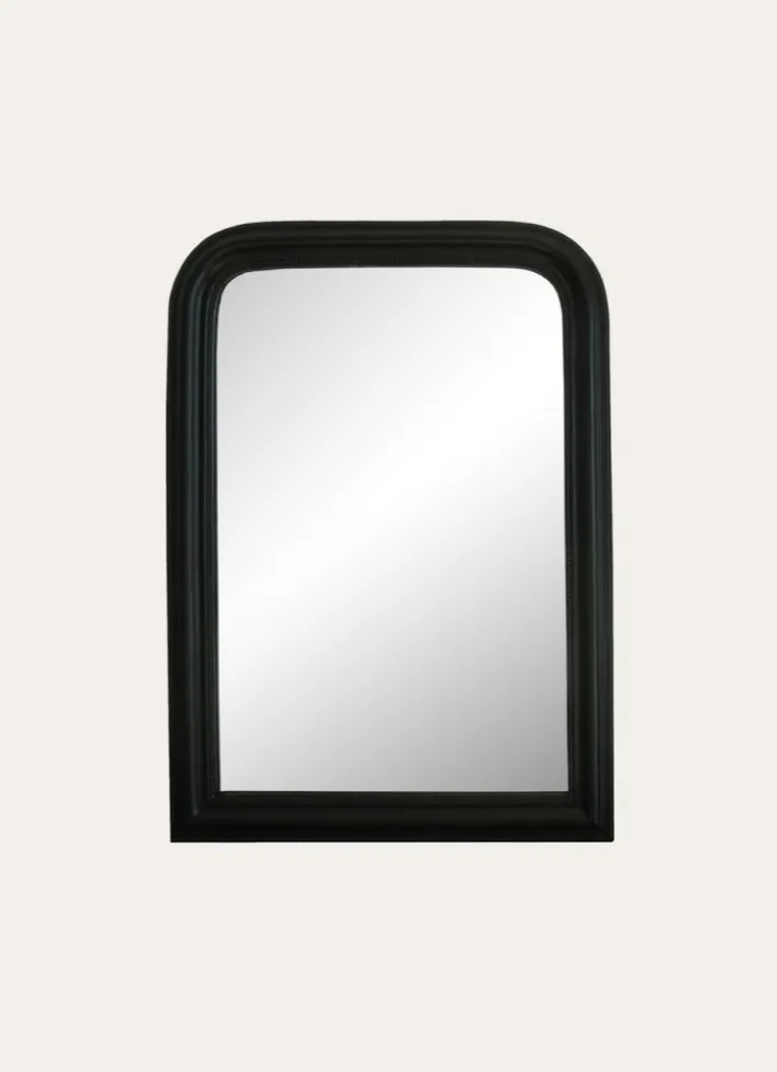 MIROIR FANTAISIE PERLÉ NOIR