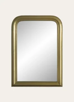 MIROIR FANTAISIE PERLÉ OR