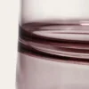 MOYEN VASE EN VERRE RICOCHET ROSE