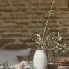 MUG CÔTELÉ EN FAÏENCE BEIGE