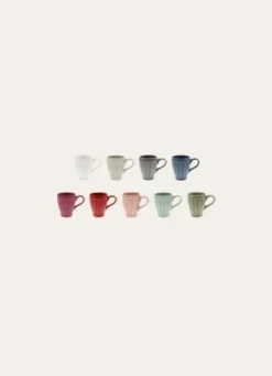 MUG CÔTELÉ EN FAÏENCE CHARRON