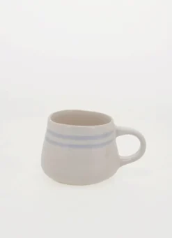 MUG EN GRÈS CIEL CRÈME / BLEU
