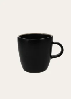 MUG EN GRÈS NOIR