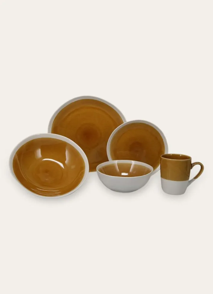 MUG EN GRÈS RÉACTIF JAUNE