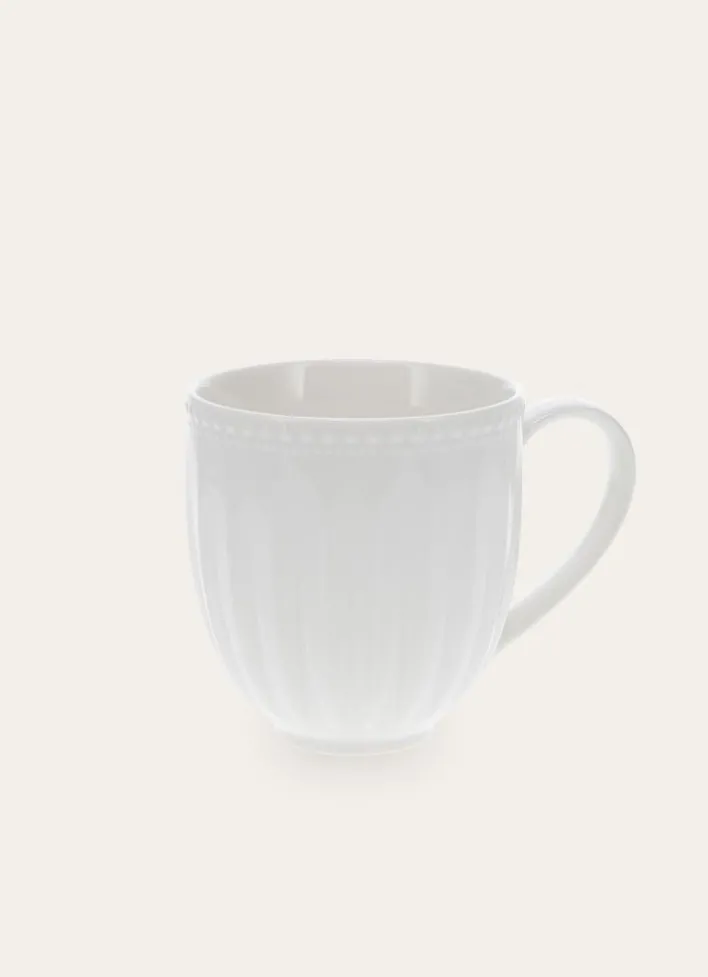 MUG EN PORCELAINE BLANC