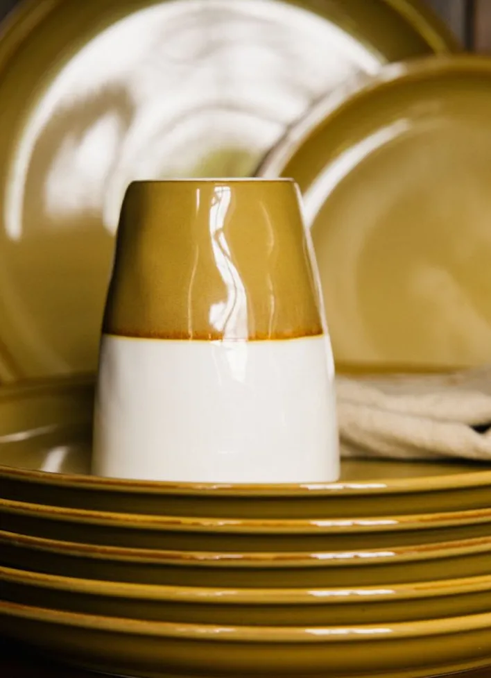 MUG QUOTIDIEN EN GRÈS OCRE