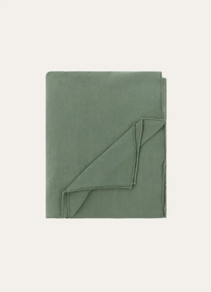NAPPE COTON ET LIN FINITION BOURDON GRAND FORMAT THYM