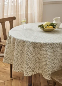 NAPPE ENDUITE EN COTON CERY MULTICOLORE JAUNE