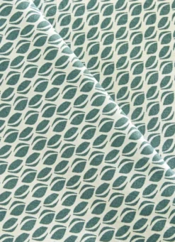 NAPPE ENDUITE IMPRIMÉ GRAINS DE CAFÉ VERT CÈDRE
