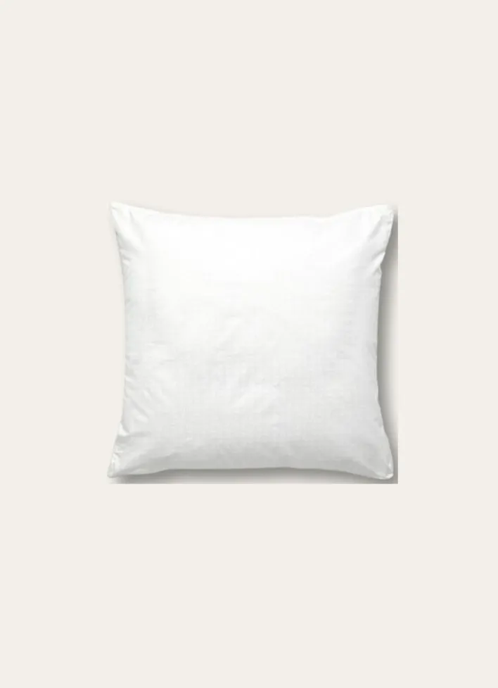 OREILLER EN PERCALE MOELLEUX ANTI-ACARIENS ÉCRU