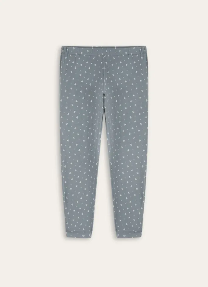 PANTALON BAS DE PYJAMA RIMO VERT
