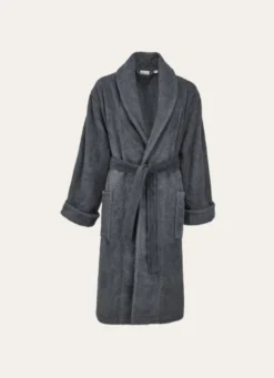 PEIGNOIR DE BAIN UNI EN ÉPONGE 450GR ARDOISE