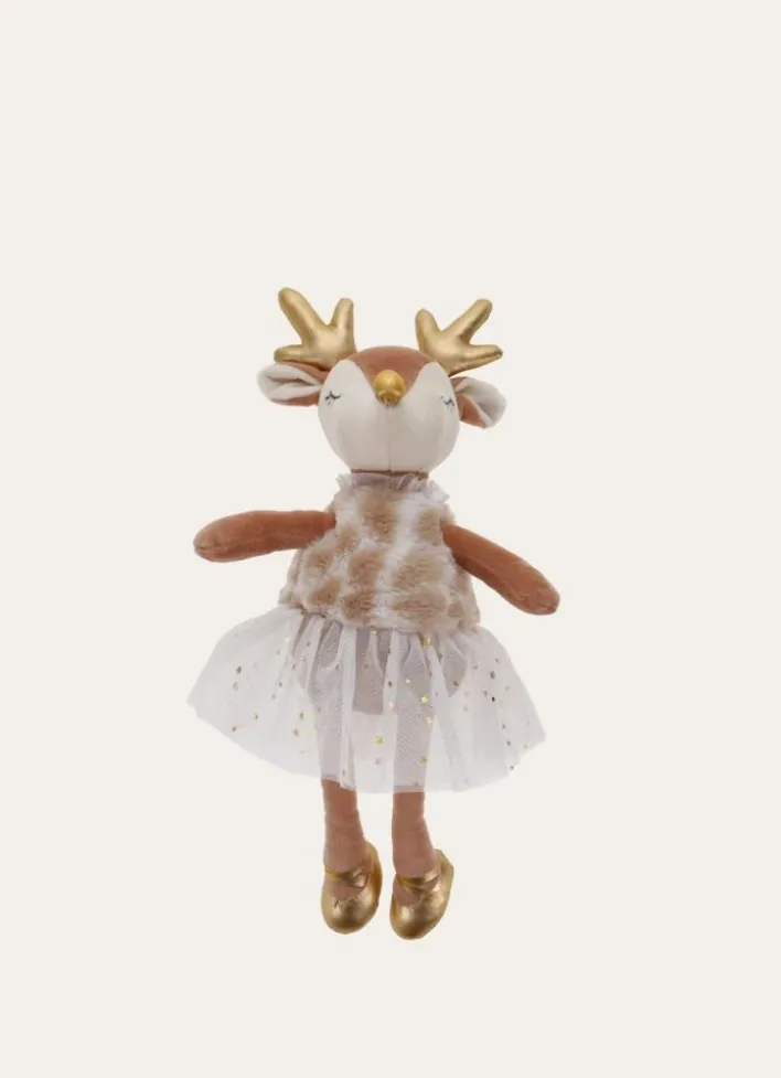 PELUCHE EN FORME DE BICHE BEIGE