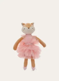 PELUCHE EN FORME DE RENARDE ROSE