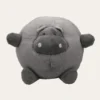PELUCHE HIPPOPOTAME ROND GRIS