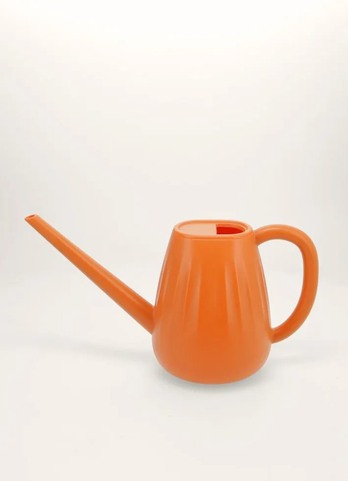 PETIT ARROSOIR EN PLASTIQUE COLORÉ ORANGE