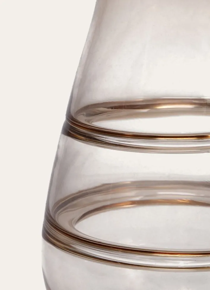 PETIT VASE EN VERRE RICOCHET AMBRE
