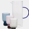 PICHET EN VERRE GLEN Bleu MARINE