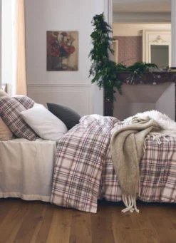 PLAID EFFET MOHAIR BEIGE