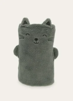 PLAID ENFANT CHAT VERT