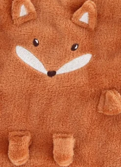 PLAID ENFANT RENARD ROUX