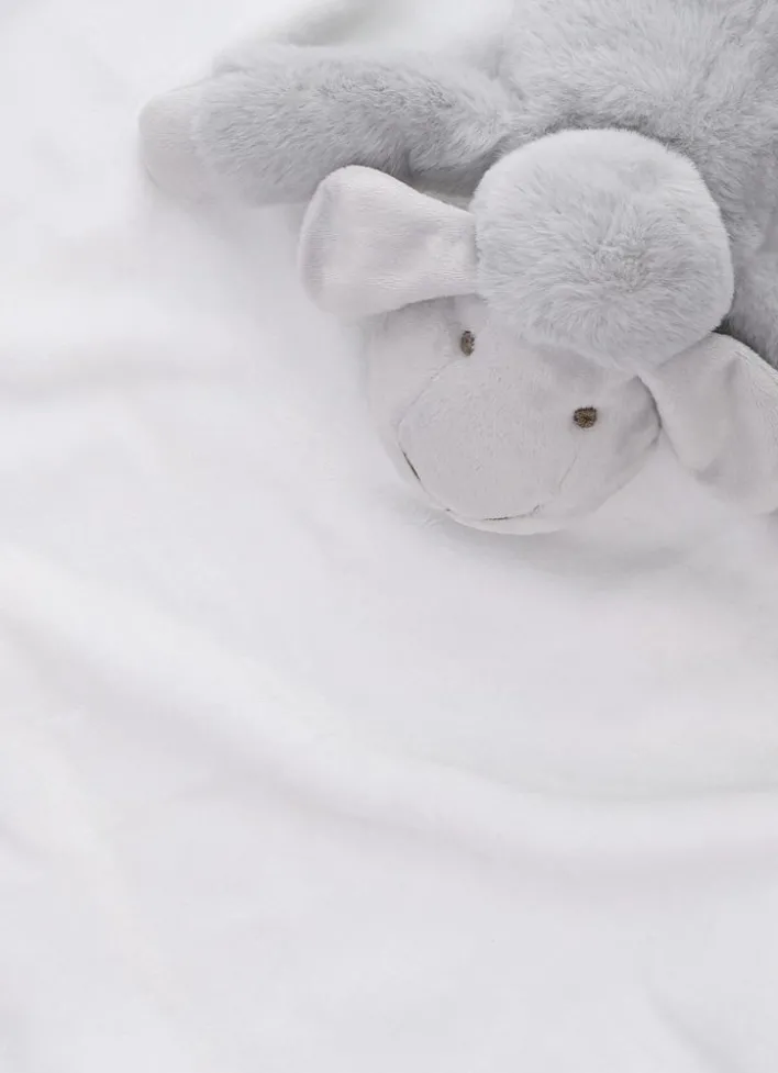 PLAID PELUCHE MOUTON GRIS