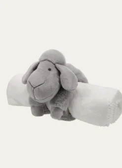 PLAID PELUCHE MOUTON GRIS