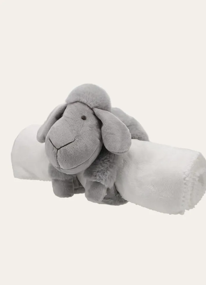 PLAID PELUCHE MOUTON GRIS