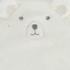 PLAID À ROULER TÊTE D'OURS BLANC