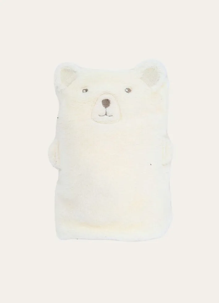 PLAID À ROULER TÊTE D'OURS BLANC