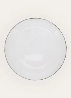 PLAT DE PRESENTATION EN VERRE ÉCLATANT TRANSPARENT