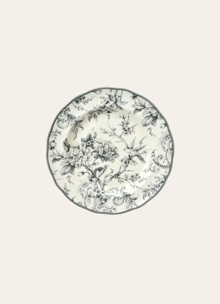 PLAT DE PRÉSENTATION EN GRÈS ADELAÏDE GRIS