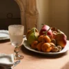 PLAT DE SERVICE OVALE EN PORCELAINE ROYAL BLANC