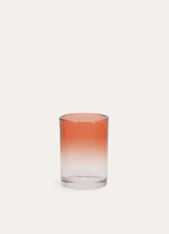 PORTE-BROSSE À DENTS EN VERRE DÉGRADÉ ORPHÉE ROSE/CORAIL