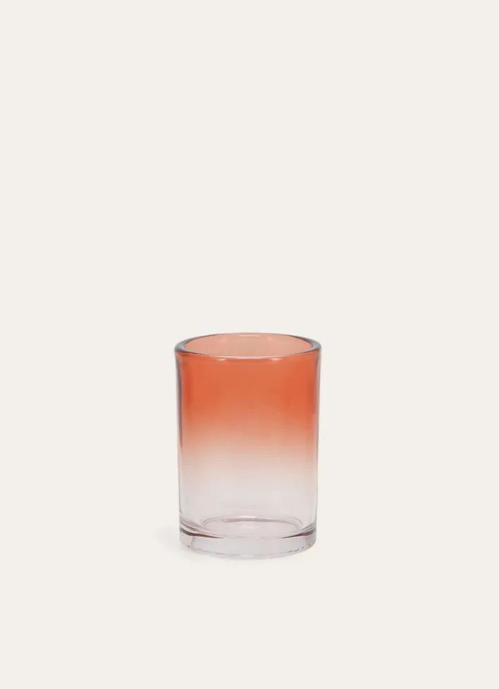PORTE-BROSSE À DENTS EN VERRE DÉGRADÉ ORPHÉE ROSE/CORAIL