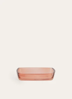 PORTE-SAVON EN VERRE DÉGRADÉ ROSE/CORAIL