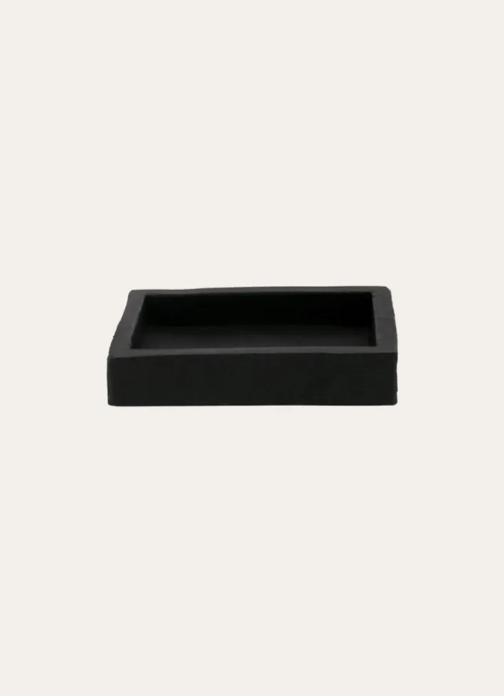 PORTE-SAVON GRIS EN ARDOISE GRIS