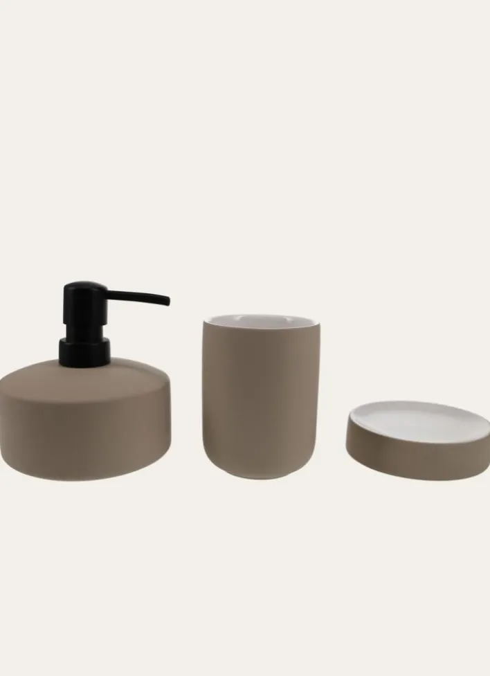 PORTE SAVON TAUPE