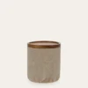 POT DE SALLE DE BAIN TANZANIE BEIGE