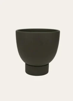POT EN TERRE CUITE vert