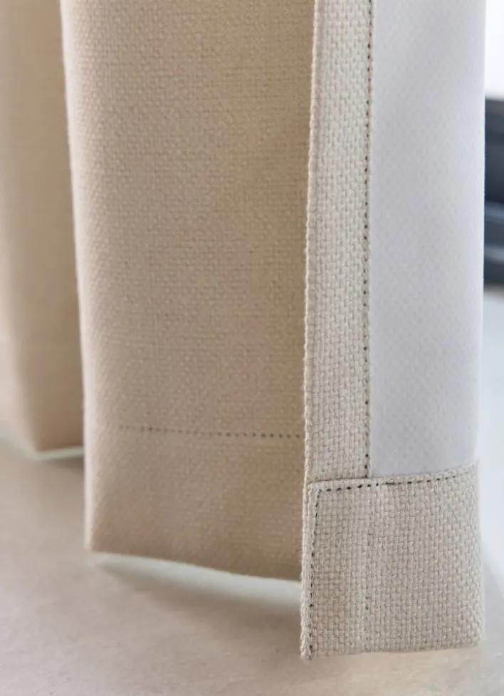 RIDEAU TEXTURÉ OCCULTANT BEIGE