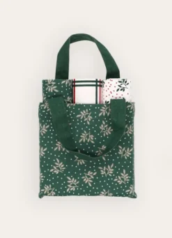 SAC DE 3 TORCHONS EN COTONMULTICOLORE