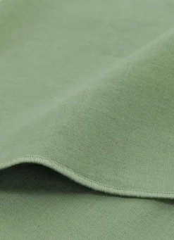SERVIETTE DE TABLE EN COTON ET LIN BOURDON COLORÉ AMANDE